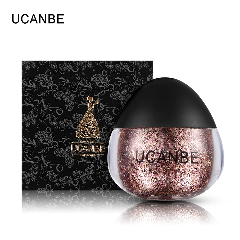 UCANBE 6 цветов студийная блестящая паста хайлайтер крем алмазные тени гель