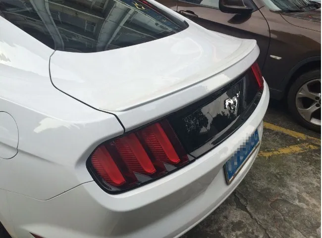 

For Mustang ABS Rear Trunk Spoiler Wing for Ford Mustang 2015 2016 2017 Auto Racing Car Styling Tail Lip Wing
