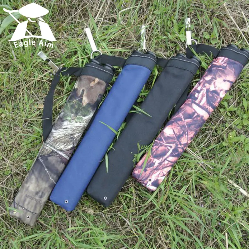 

Hunting Archery Bolts Accessory Arrow Quiver Holder Pouch 2 Tube Shoulder Sling Arrow Holder