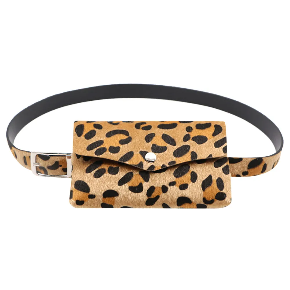 Женские леопардовые декоративные карманы из конского волоса, двойная сумка для мобильного телефона, кошелек, нагрудная сумка, сумка через плечо с клапаном, универсальная дропшиппинг