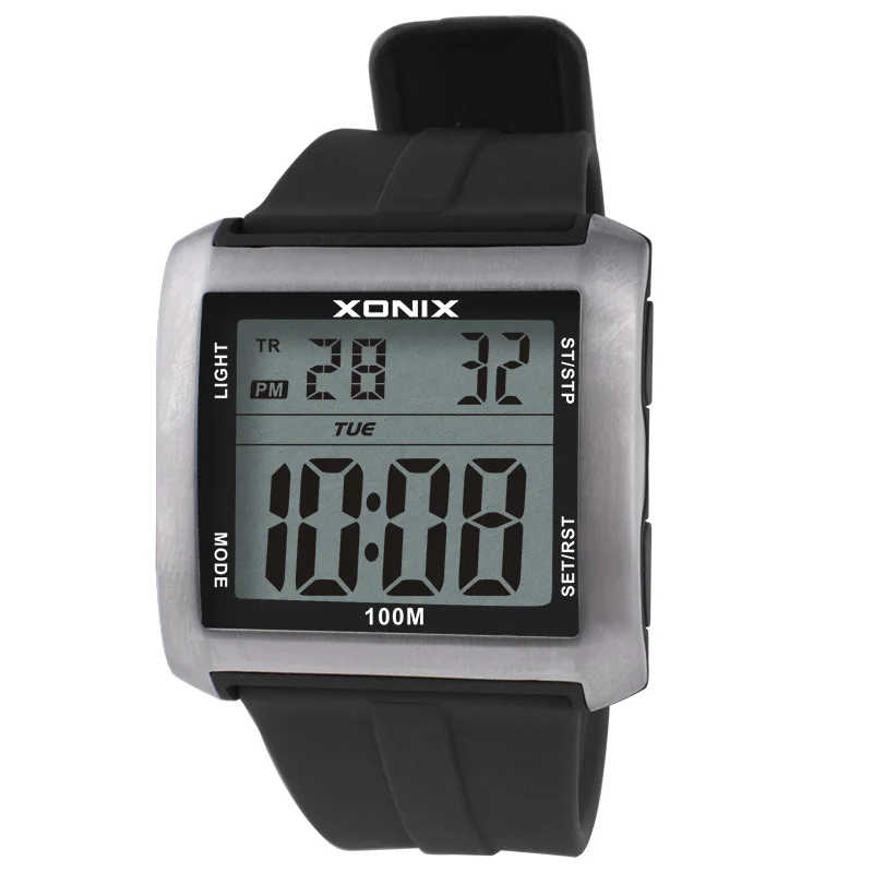 TOP Fashion Men Sports Watches Waterproof 100m Outdoor Fun Multifunction Digital Watch Swimming Diving LED Watch Montre Homme TOP Fashion Men Sports Watches Waterproof 100m Outdoor Fun Multifunction Digital Watch Swimming Diving LED Watch Montre Homme