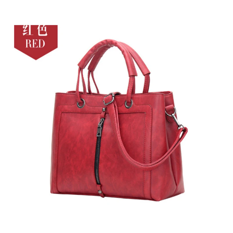 

Women Leather gray Handbags Famous Brand Tote Bag Designer Handbag Spring Female Messenger Crossbody Bag For Women Bolsos Sac