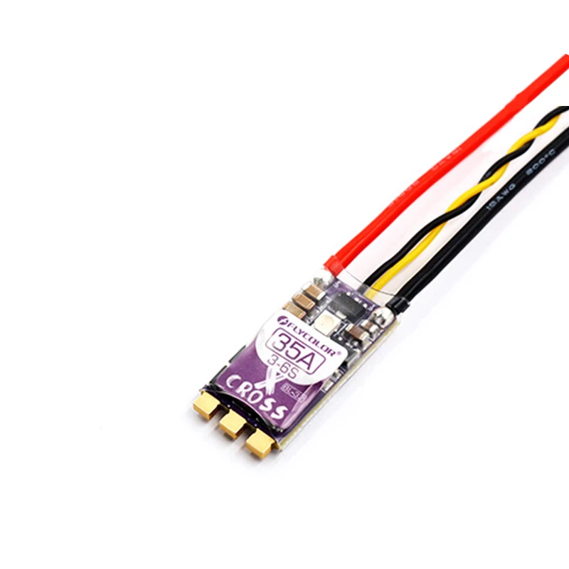 Fatjay Flycolor X-Cross BL-32 35A 50A ESC 3-6s 32-битный прошивки Dshot 1200 поддерживает электрический регулятор скорости для RC квадролет с дистанционным