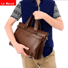 maleta sacoche homme bolso hombre maletin cuero bolsa masculina кожаный портфель для компьютера, сумки для документов для мужчин