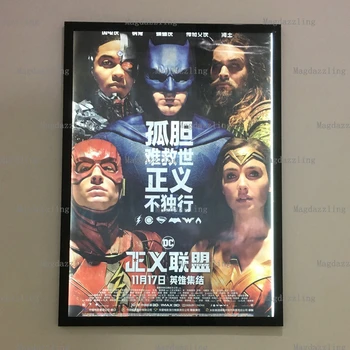 

5PCS Magnetic Frame A1 LED Edgelit Movie Poster Light Box,Home Theater Ultra Slim Aluminum Frame LED Signage for Cinema