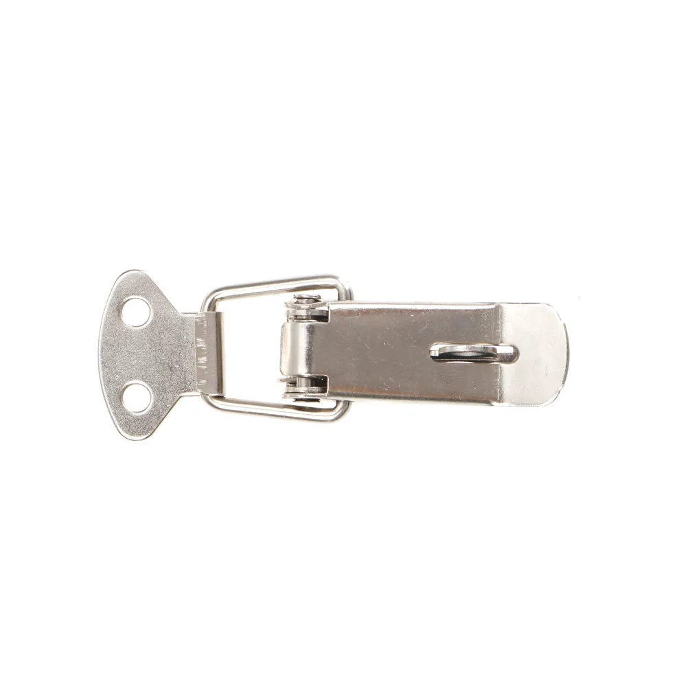 NEW Cabinet Box Locks Spring Loaded Latch Catch Toggle Iron Hasps For Sliding Door Window Furniture Cabinet Hardware Latch