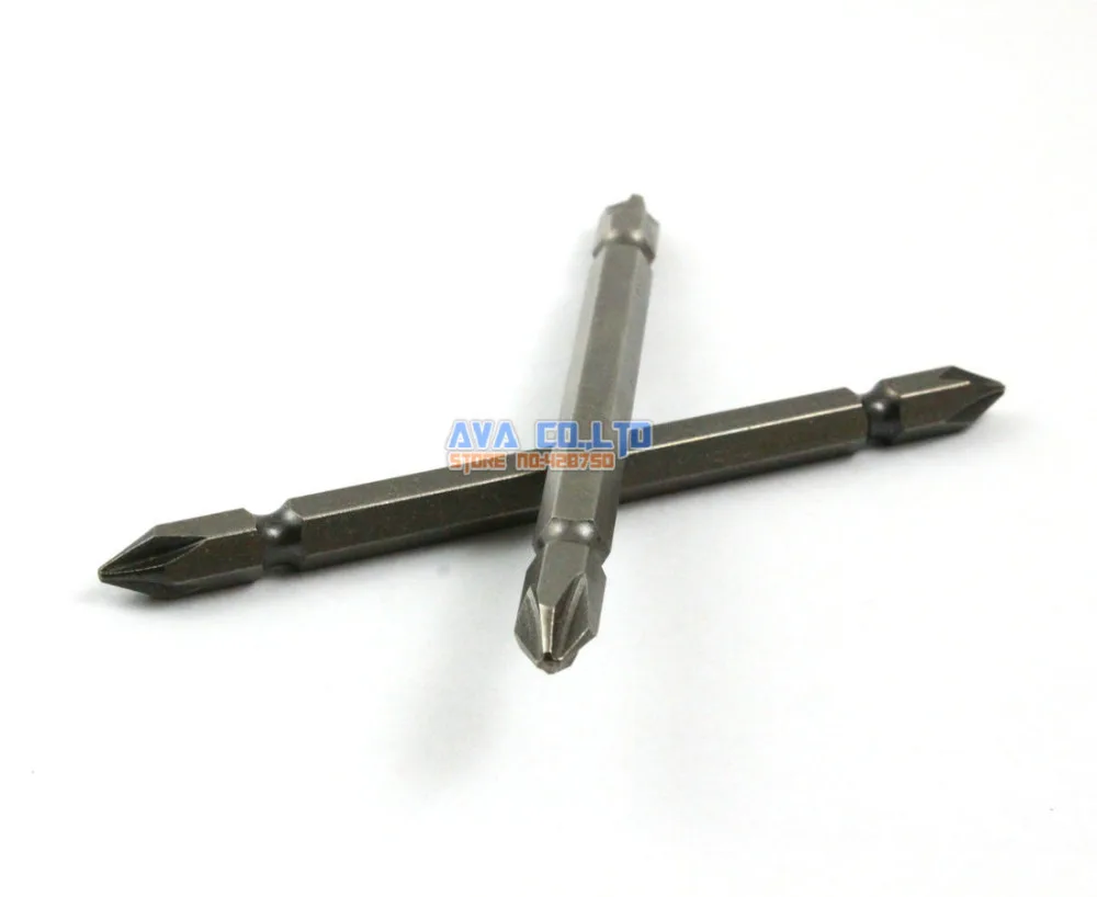 5 Pieces Phillips Double Ended Screwdriver Bit S2 Steel 1/4