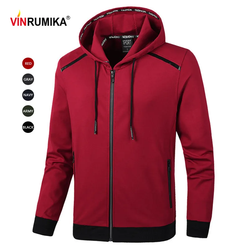 Dropshipping 5 Color Super Plus Size L-9XL Hooded Cotton Coats 2019 Spring men's casual brand jackets autumn man coat outerwear Dropshipping 5 Color Super Plus Size L-9XL Hooded Cotton Coats 2019 Spring men's casual brand jackets autumn man coat outerwear