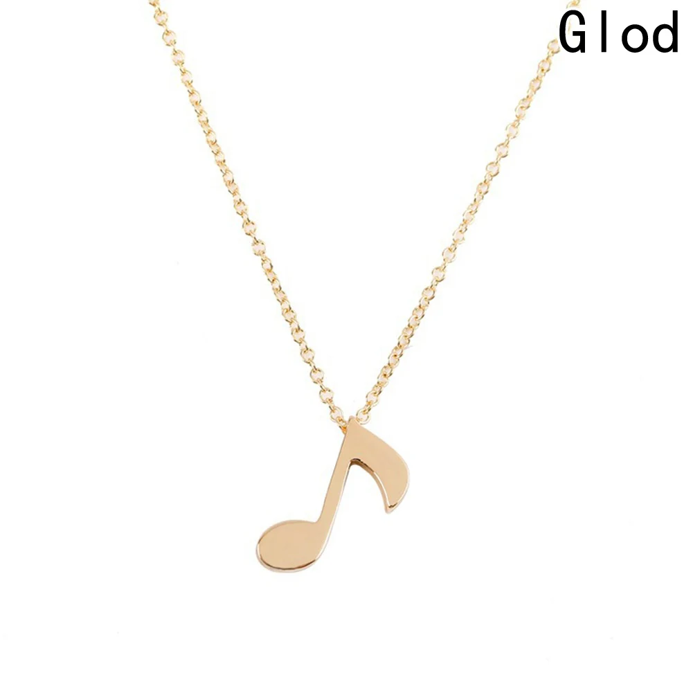 

Jewelry Choker Delicate Musical Note Pendant Necklace For Women Music Note Symbol Chain Necklaces & Pendants