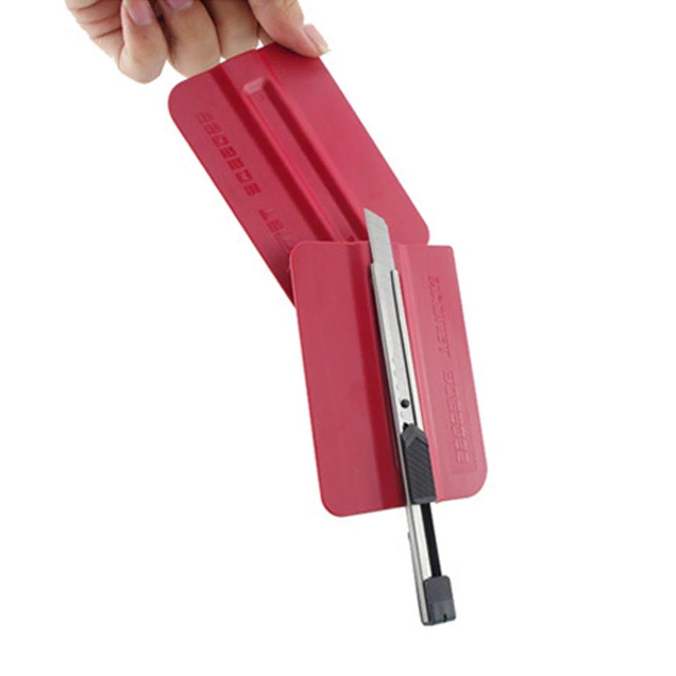 

7*10cm Magnetic Scraper, car tint tool, Red Squeegee Magnet MX-140
