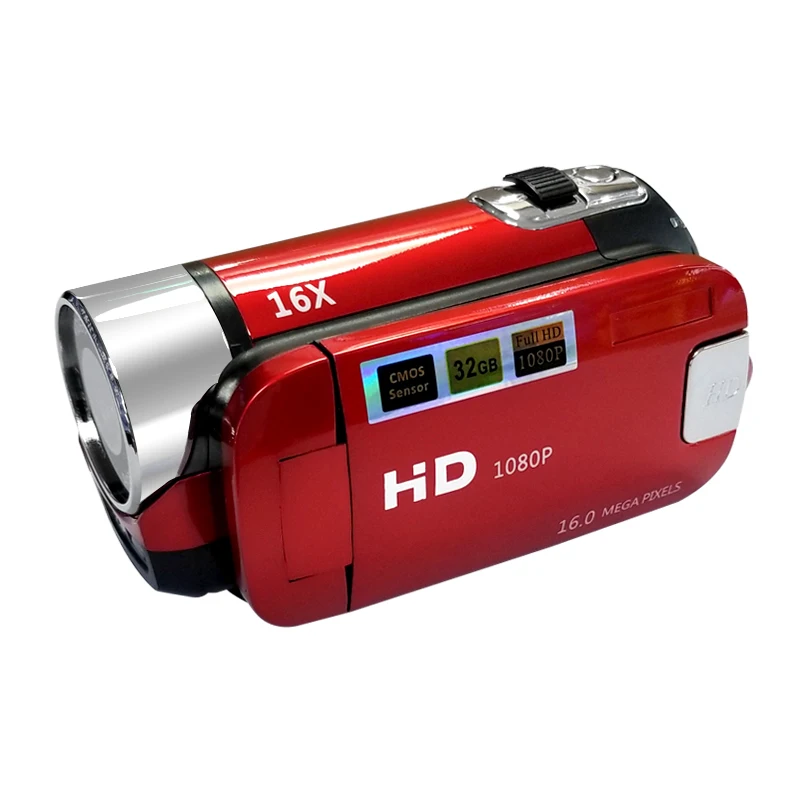 Камера для фотосъемки 16 МП 2 7 дюйма TFT LCD HD 16X цифровая видеокамера с зумом камера