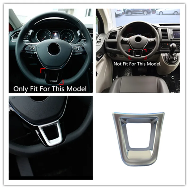 

For Volkswagen Transporter (T6) Caravelle Multivan /T-Cross 2017 2018 /for Jetta 2016-2019Steering Wheel Cover Trim ABS 1pcs