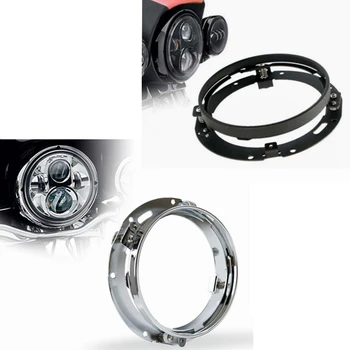 

7" inch LED Headlight Bracket Bezel for JK LJ Hummer Touring FLD