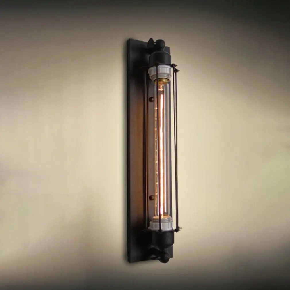 

American Industrial E27 Wall Mounted Vintage Wall Lamp Hanging For Bar Corridor Living/Dining Room Home Decor 220V Waterproof