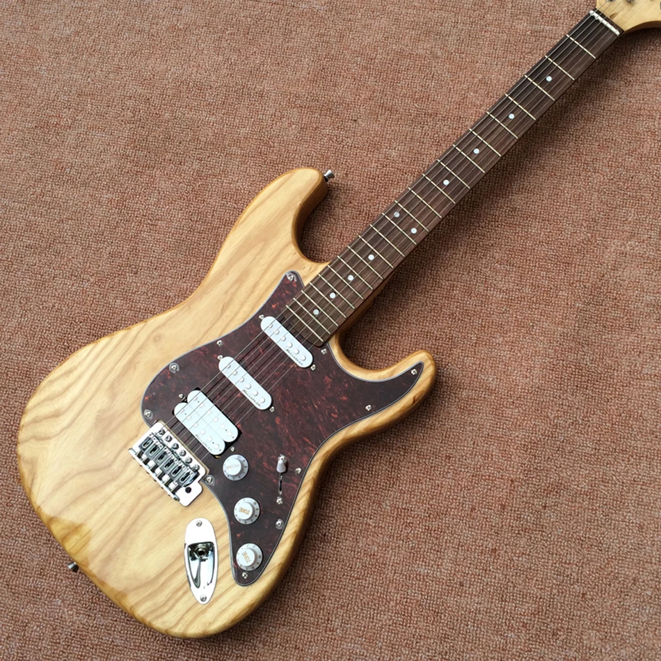 

New high quality custom handmade electric guitar, Rosewood fingerboard electric guitar with tremolo system, free shipping
