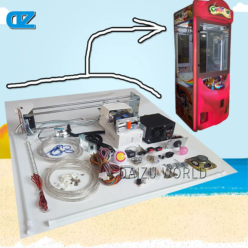 

Composite suite new toys dolls crane claw machine excavator simulation vending machine for sale gift machine in operated coins