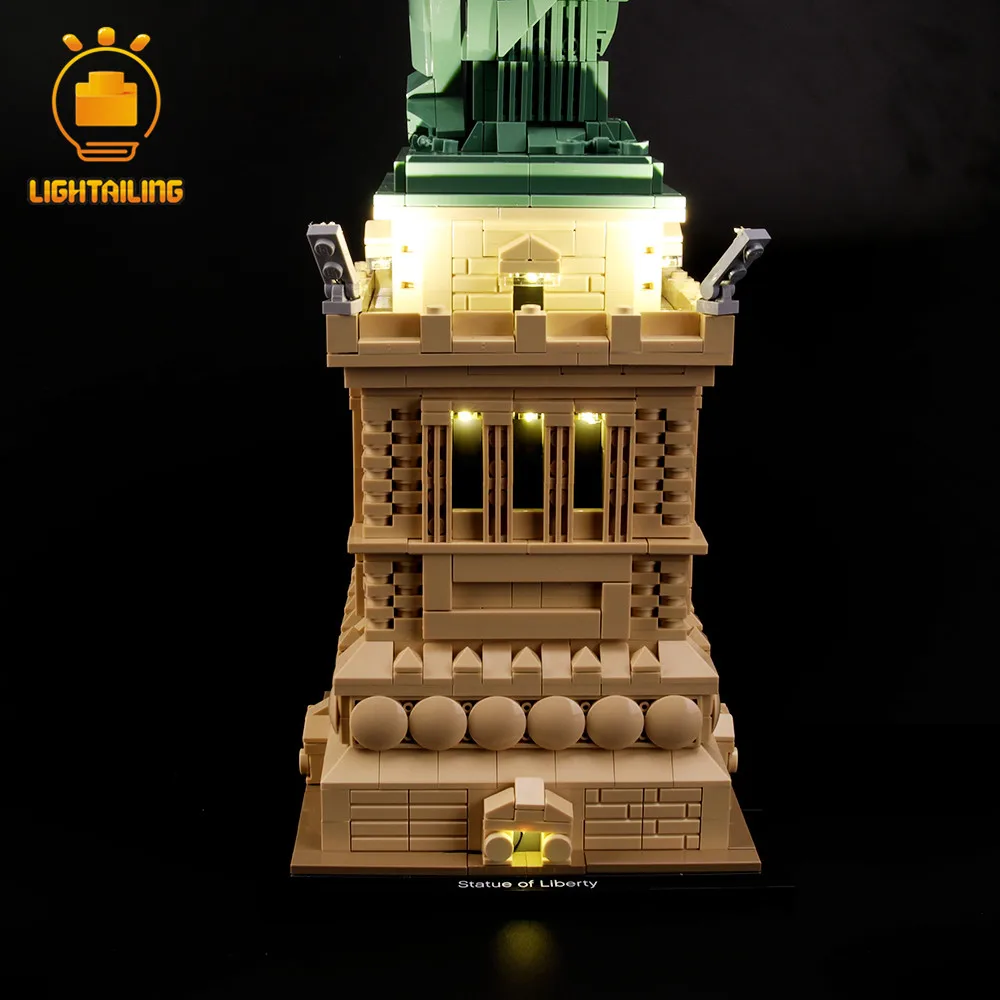 Светильник, светодиодный светильник, комплект для архитектурной статуи Свободы, светильник, совместимый с 21042(не включает модель