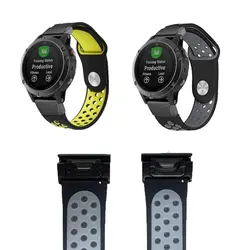 Замена силиконовый браслет спортивные часы браслет ремешок для Garmin Fenix 3 ч 5 5X для смарт-часы 22 мм 26 мм ремешок