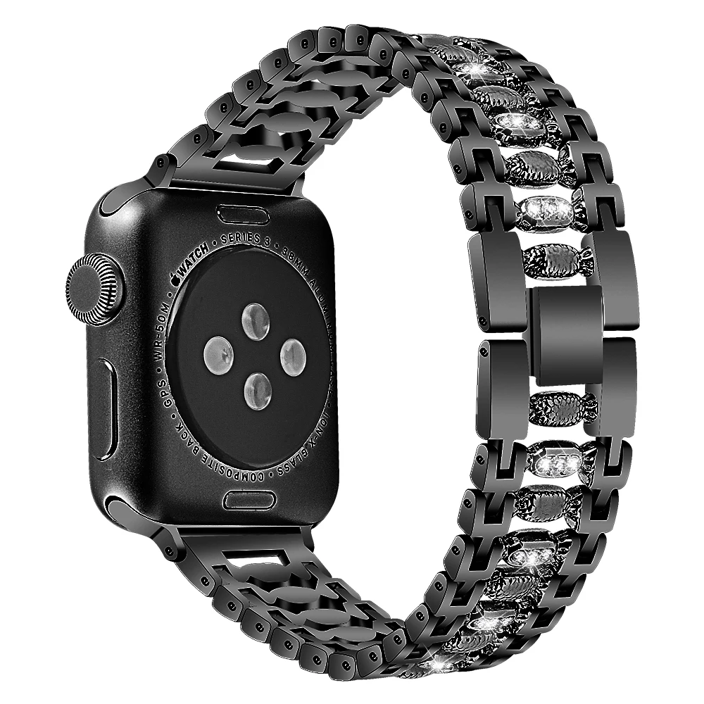 Ремешок Joyozy из нержавеющей стали для Apple Watch, серия 5, ремешок 40 мм, 44 мм, 38 мм, 42 мм, ремешок для часов, браслет, аксессуары для iWatch 4/3/2