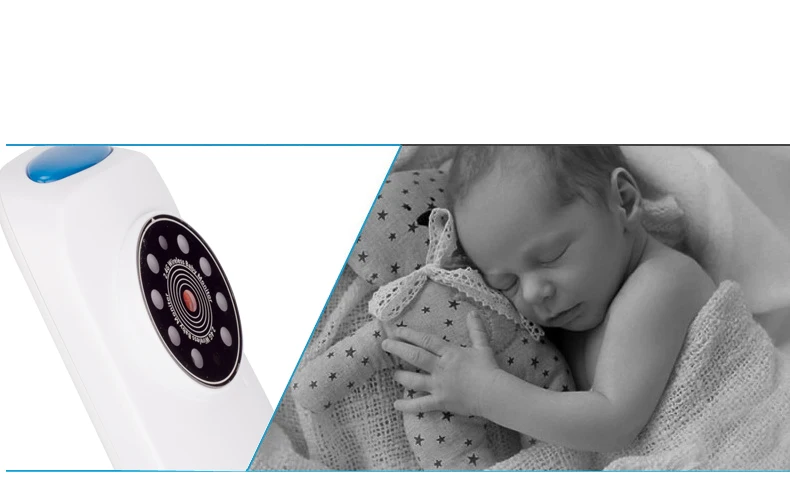 Babykam niania elektroniczna z kamer cry baby 2,4 дюймов ЖК дисплей ИК Ночное Видение температура мониторы колыбельные VOX niania kamera