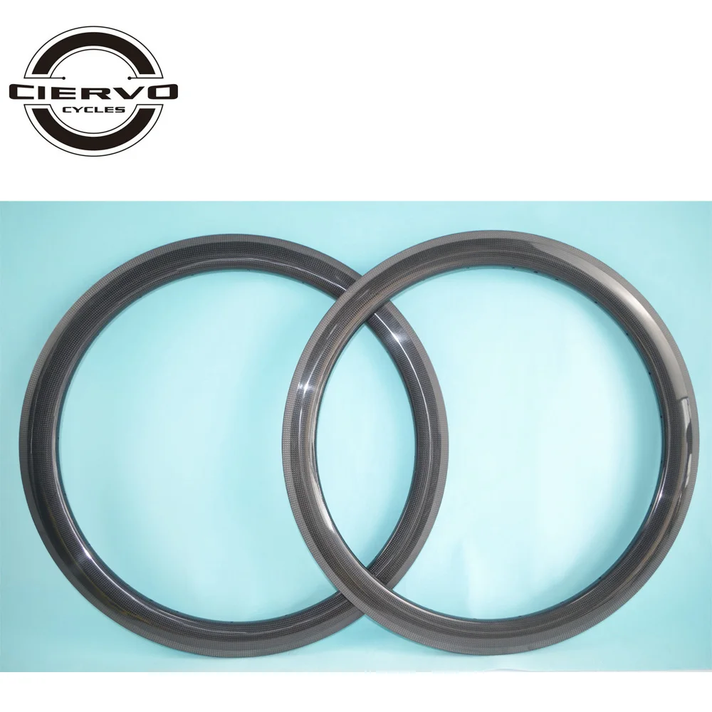 

380g 700c 50mm x 25mm tubular road bike carbon rims basalt 12K TWILL brake surface matte glossy 16 18 20 21 24 28 32 Holes Pair