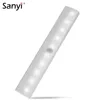 LED Cabinet Light IR Infrared Motion Detector Sensor Closet Night Light Lamp 10LEDs Induction Wardrobe Step Lights Bar Lighting ► Photo 1/6