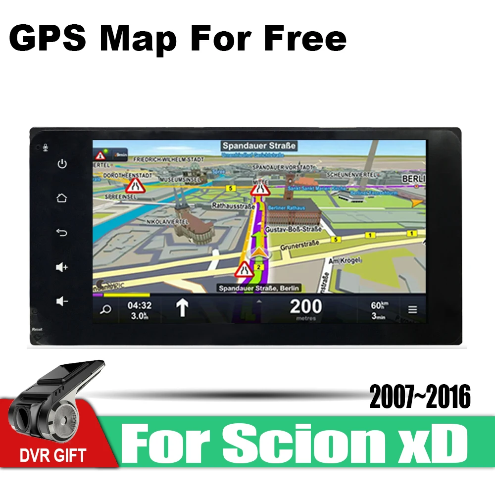 Sale ZaiXi Android Car GPS Multimedia Player For Scion xD 2007~2016 car Navigation radio Video Audio Car Player WiFi Bluetooth 4