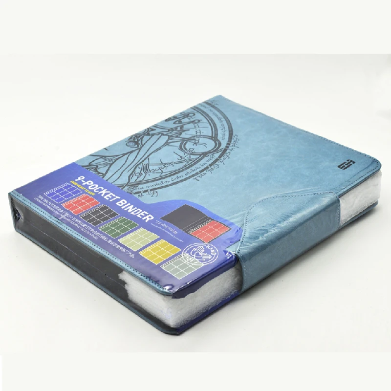 Ручной работы карты Небесно-Голубой Goness MGT карты колода чехол/рукава/альбом для 9 карманов страниц держать 20x-50 страниц для Magic/PKM/FOW/YGO