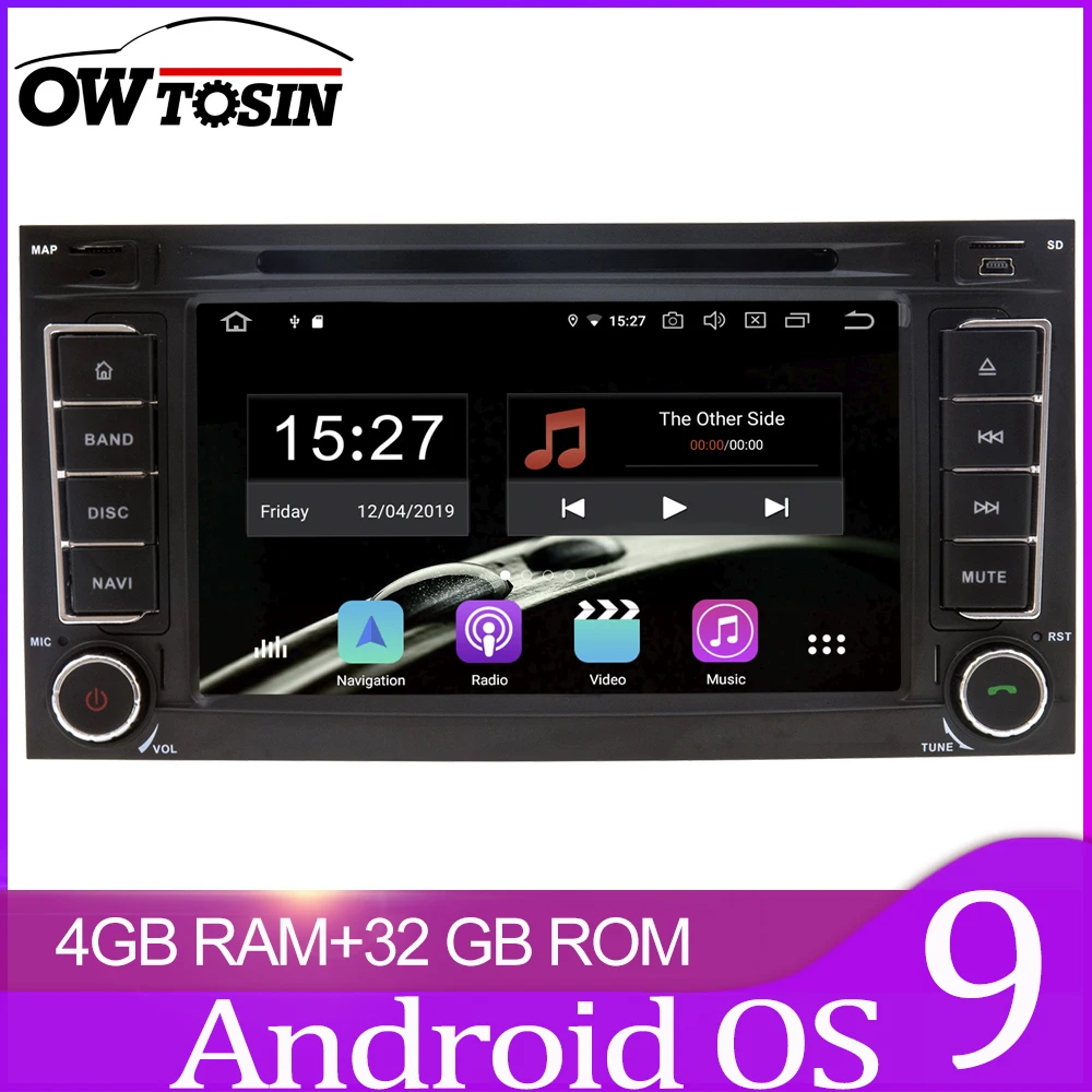 Автомагнитола Owtosin мультимедийный видеоплеер навигация GPS Android 9 0 для VW Touareg 2004 2011