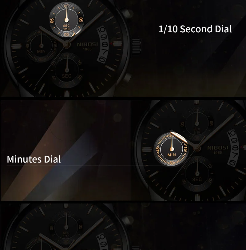 Relogio Masculino a Prova d ' Gua Relogio Masculino Esportivo NIBOSI Mens Watches Top Brand Luxury Automatic Stainless Steel (5)