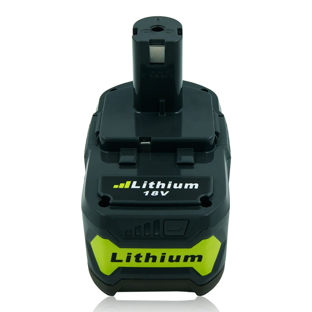  2PCS New Replacement 18V 5000mAH Lithium Power Tool Battery for Ryobi 18-Volt Tool P122 P102 P108 P