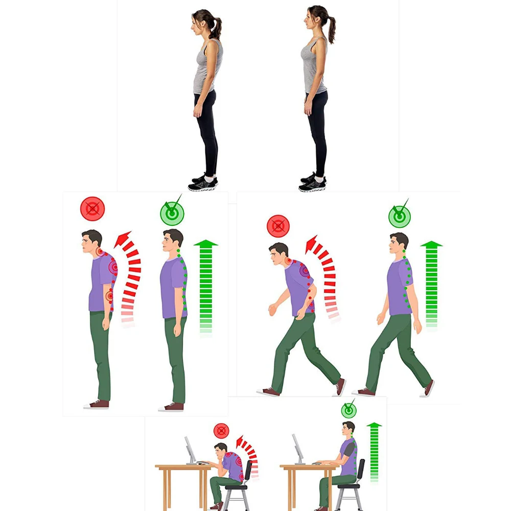 Регулируемая верхняя часть спины Корректор осанки поддержка ключицы поддержка спины прямые плечи Brace ремень Поддержка спины для женщин мужчин