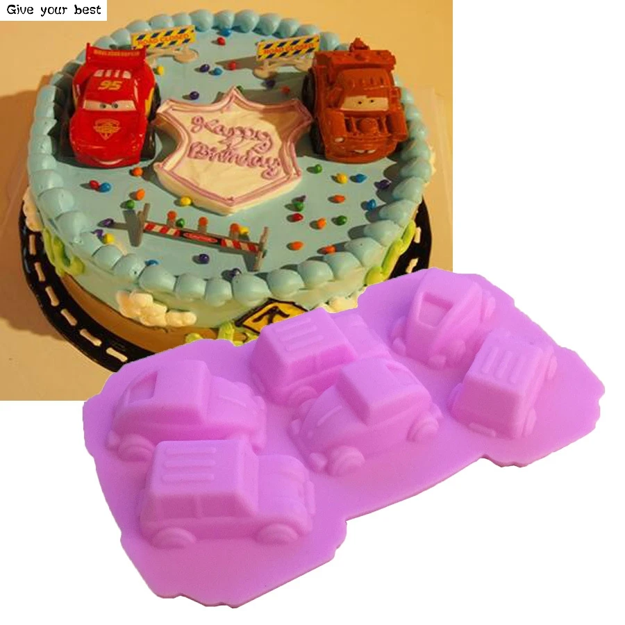 Car cake chocolate silicone mold soap chocolate fondant cake decoration