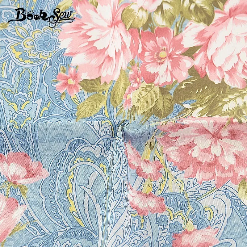 Booksew 6 PCS/lot 40x 50cm Scrapbooking Patchwork DIY Sewing Material Textile Tissu Coton Floral Fabric Cotton Twill Cloth - Цвет: 50cmx160cm