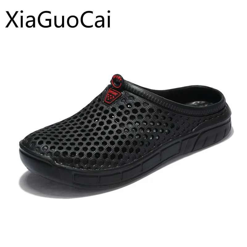 

Plus Size Fashion Round Toe Unisex Sandals Leisure Mixed Colors Mens Flat Sandals Summer Basic Shallow Couple Sandals