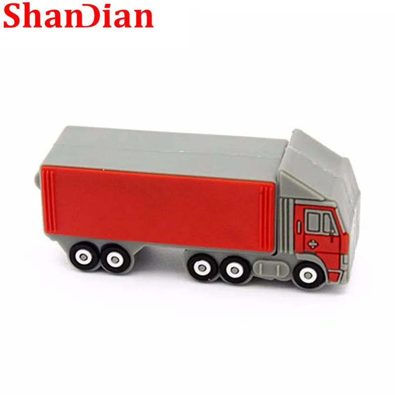 

SHANDIAN trailer pendrive flash drive 4g 16g 32g usb flash Big truck model flash card USB2.0 stick personalized Wedding photogra