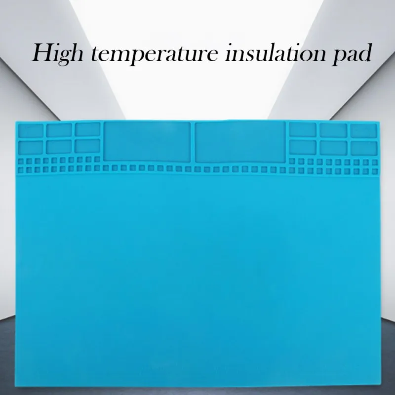 

Silicone Repair Tools Heat Insulation Mat Cushion for Welding Station Heat Gun Computer Telephone 35x25.5 cm