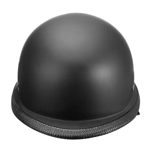 1PC ABS Plastic  Half cover helmet  Motorcycle Helmet Motorcross Capacete Half Helm Retro Matte Black L 59-60cm