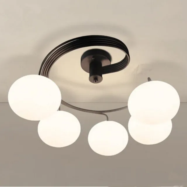 Ball Lights For Bedroom Design Ideas Led Ceiling Lamp European Style Lights Iron Gl Ball Lighting