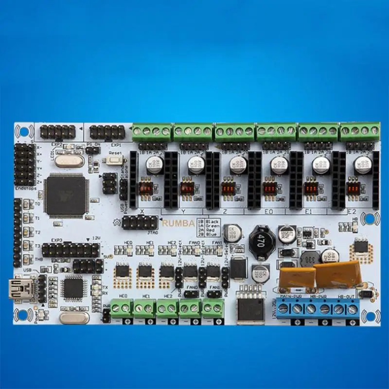 Control Board /&6pcs A4988 Driver 3D Printer Motherboard Upgrade Rumba