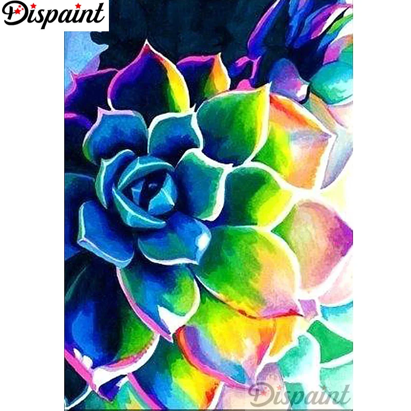 Dipaint полный квадрат/круглая дрель 5D DIY алмазная живопись "синий цветок" вышивка крестиком 3D домашний декор A12983