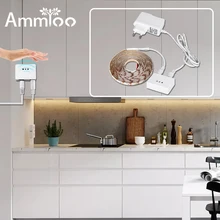 12 В постоянного тока, ручной датчик, Светодиодная лента, водонепроницаемый, с регулируемой яркостью, датчик движения, светодиодный, кухонный шкаф, лампа для гардероба, умная лампа