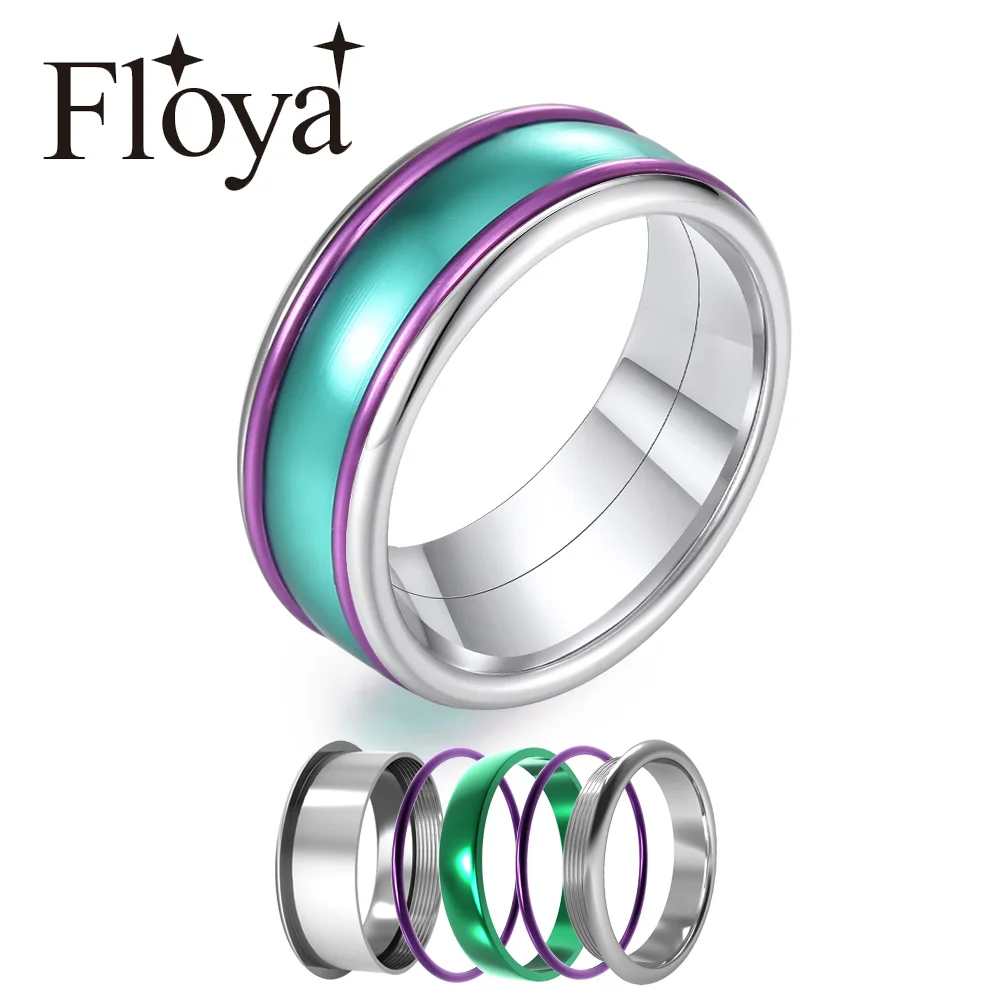 Floya Женские аксессуары кольца обручальное кольцо Femme Bijoux винтажное коктейльное