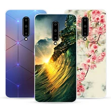 Cartoon Dog and Cat Case For OnePlus 7 Pro,Mobile Phone Shell, TPU Material Painted Painting Case.25 Colors!