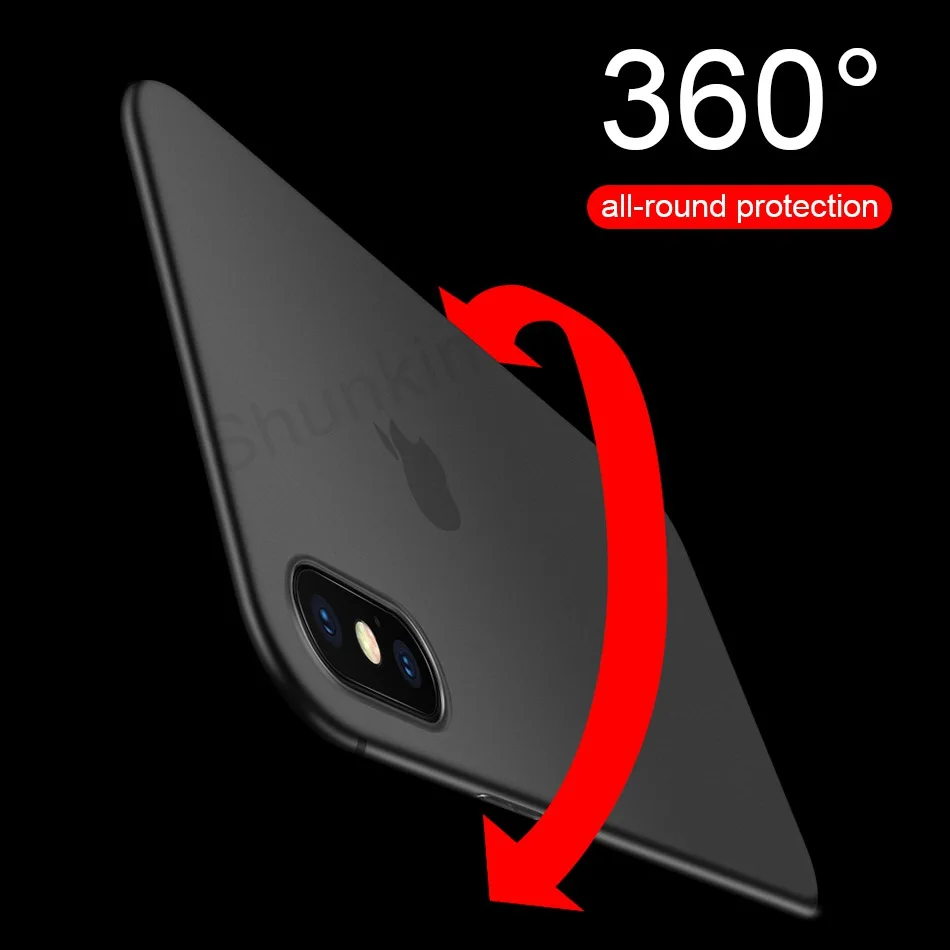 

Ultra Thin Matte Transparent PC Phone Case For iPhone 5 5s 7 6 6S Plus Colorful Cover For iphone X 8 Plus Cases Luxury Phone Bag