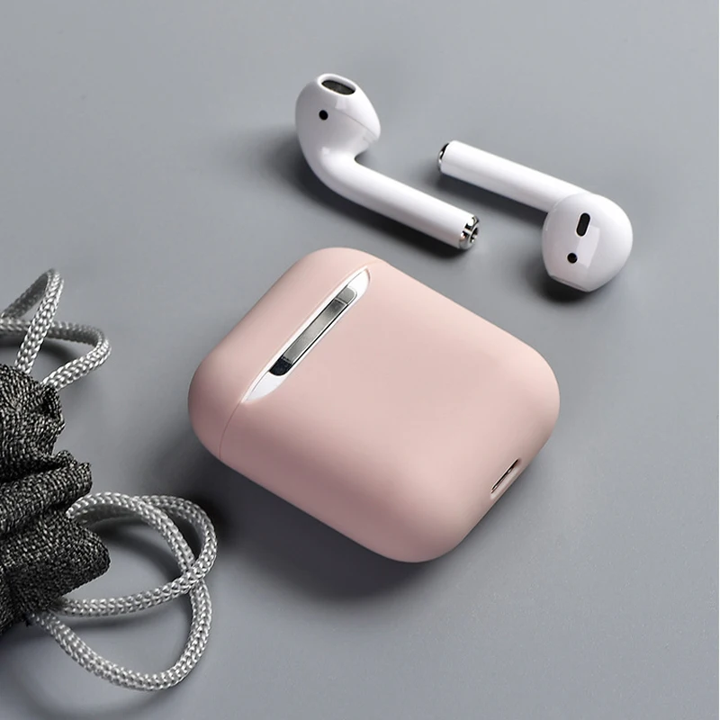 

Wireless Bluetooth Earphone Case for Airpods Silicone Case Soft Rubber Full Protective Case for Airpods Soft Case Cover