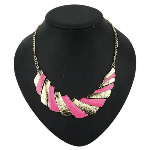 

Women Lady Fashion elegant Statement Bib Collar Pendant Necklace Xmas Jewelry Gift chain link