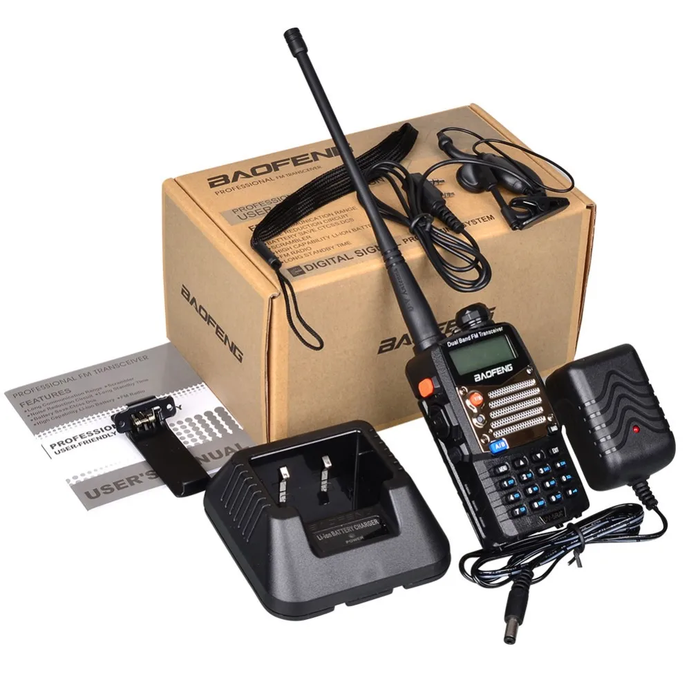 Черный Baofeng UV 5RA+ Plus WalkieTalkie 136-174& 400-520MHz двухстороннее радио в Испании- по почте-всего 3 дня