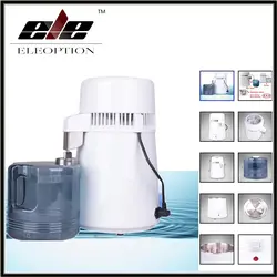 Дистиллированной воды машина с из нержавеющей стали заглушка/Портативный дистиллятор сертификатом CE Бесплатная доставка