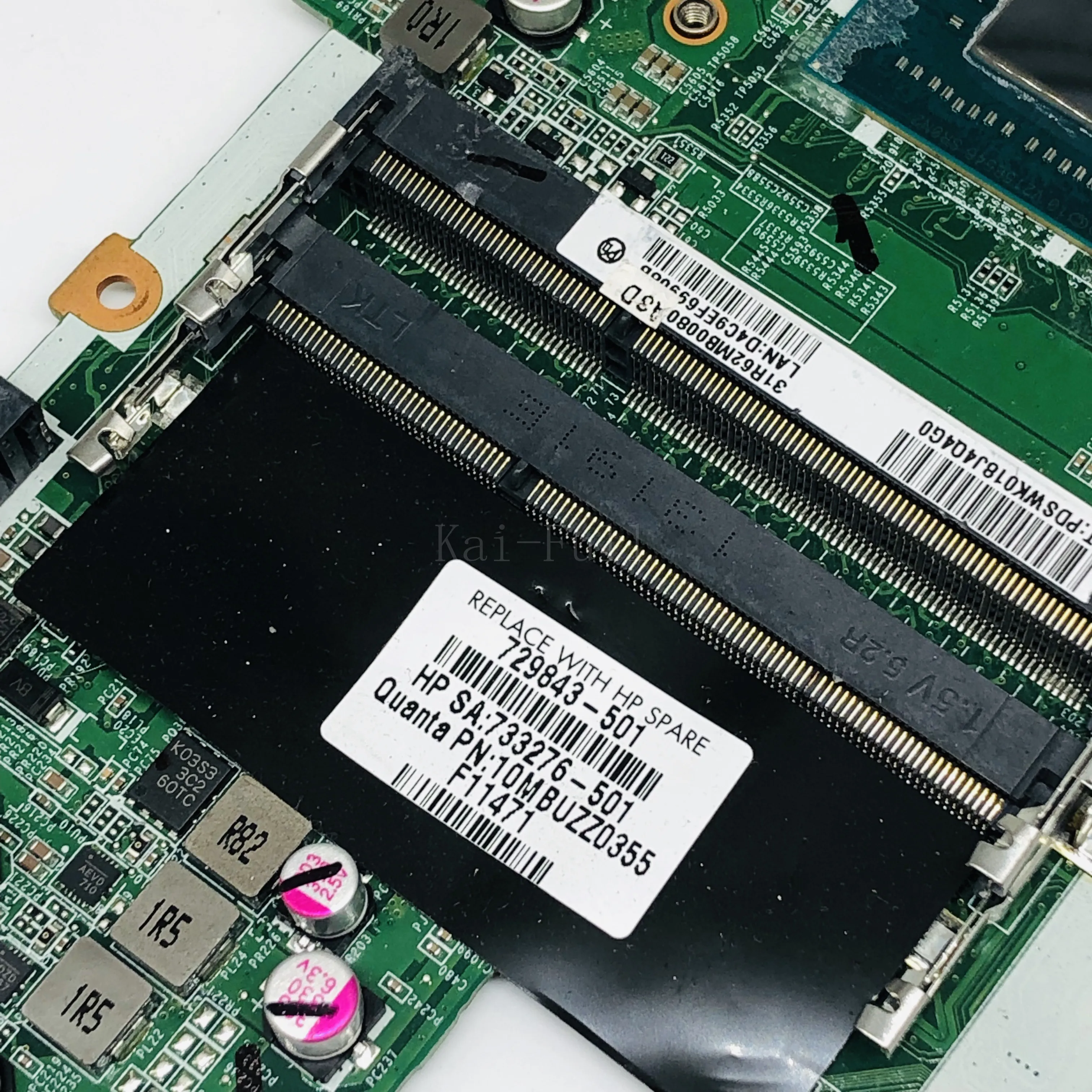 astounding  High quality for 15-E 17-E 729843-501 729843-001 Laptop Motherboard I3-3110M SR0N2 DAR62CMB6A0 100%